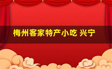 梅州客家特产小吃 兴宁